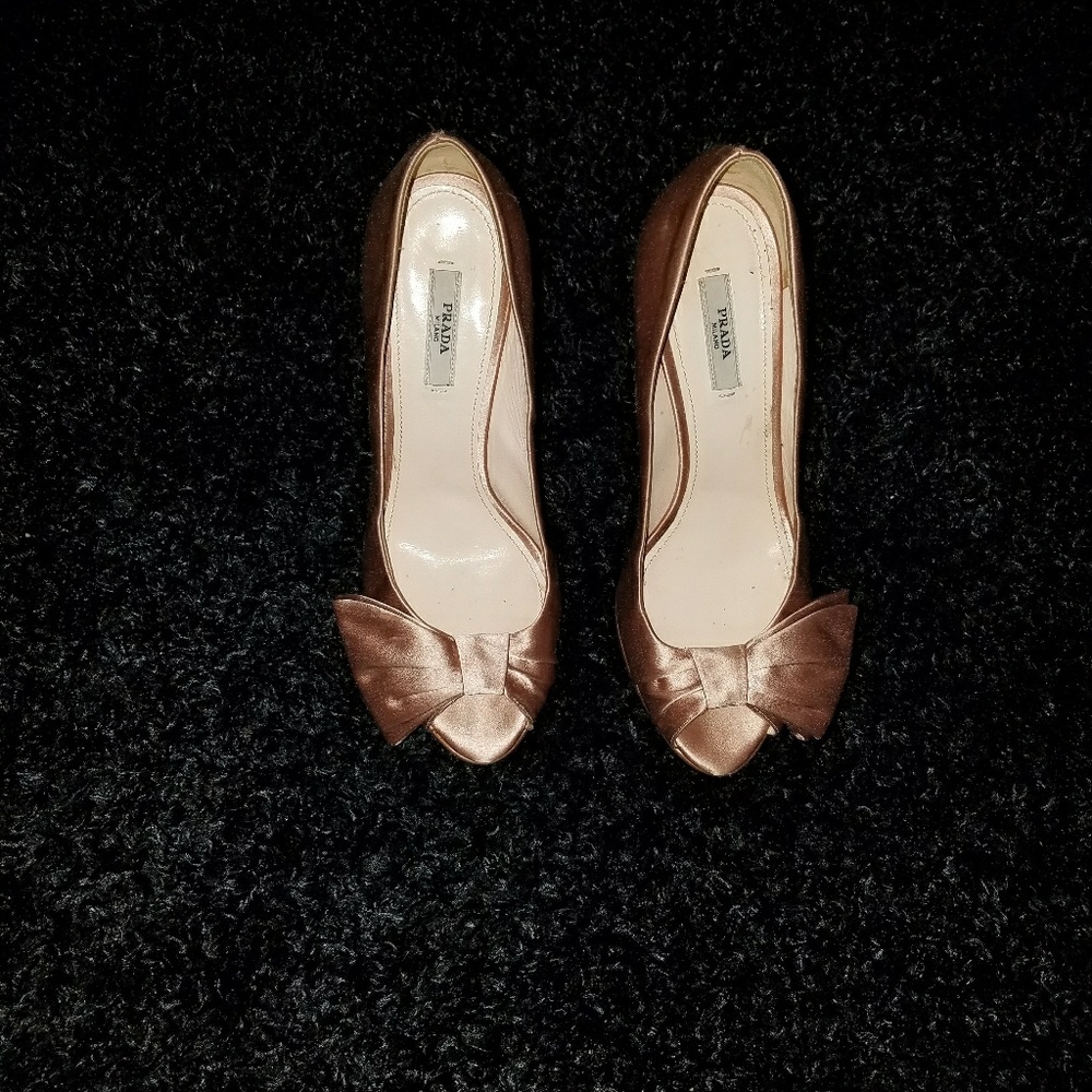 Prada peep toe stiletto - Picture 2 of 6